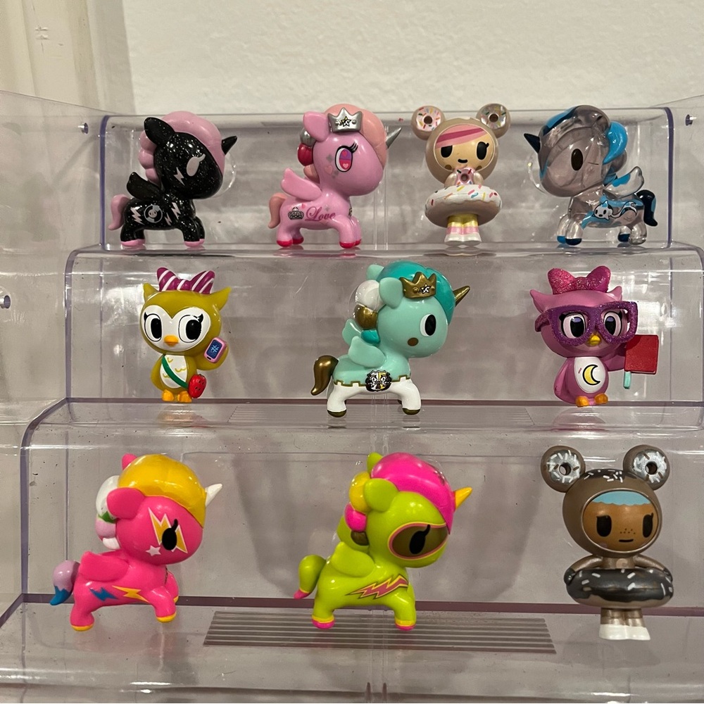 Tokidoki Neon Star Unicorno Deluxe Collectible Set Series #1 10 Figures